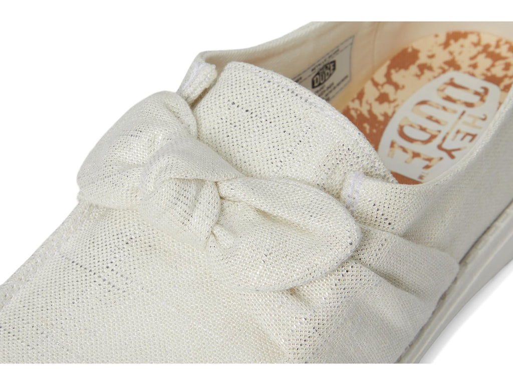 Hey Dude Women's Wendy Bow Shimmer Loafer