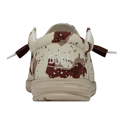 Hey Dude Men's Wally Camo | Men's Loafers | Men's Slip On Shoes | Comfortable & Light-Weight