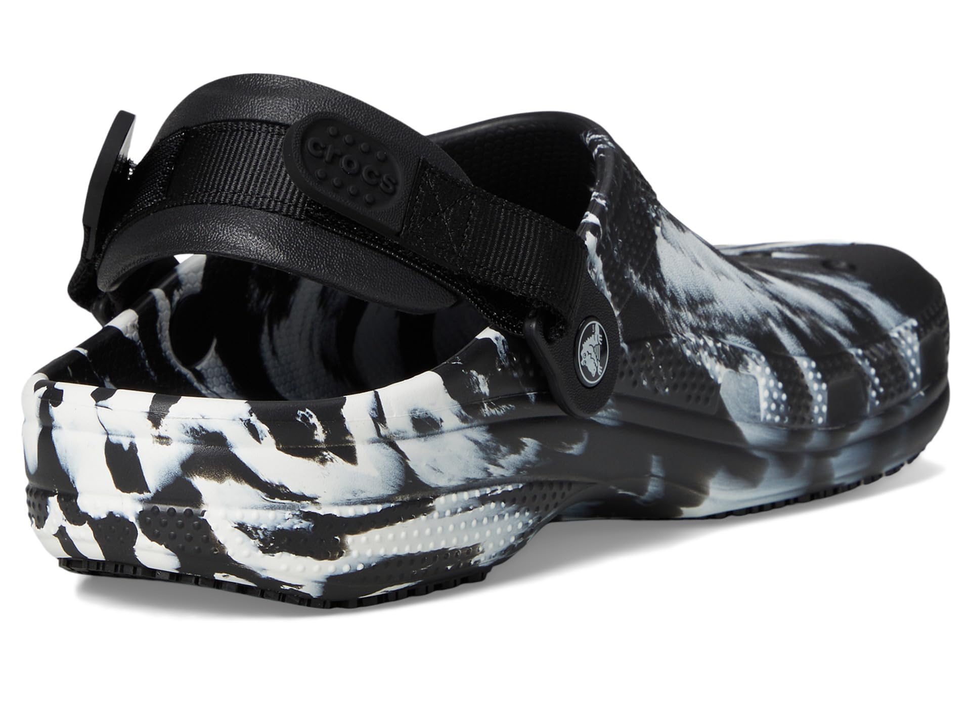 Crocs Unisex-Adult Classic Work Clogs, Adjustable Slip Resistant Work Shoes with Hole-Free Construction