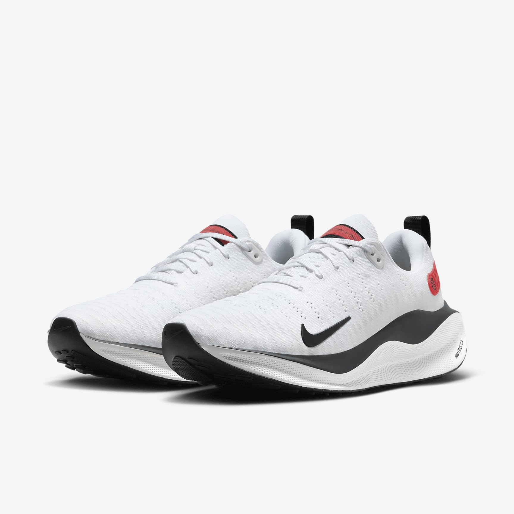 Nike InfinityRN 4 Men's Road Running Shoes (DR2665-100, White/Platinum Tint/Light Crimson/) Size 8.5