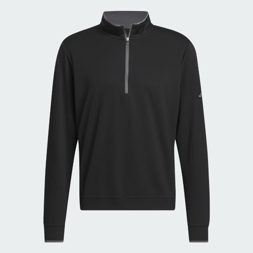 adidas mens Lightweight Half-zip Top