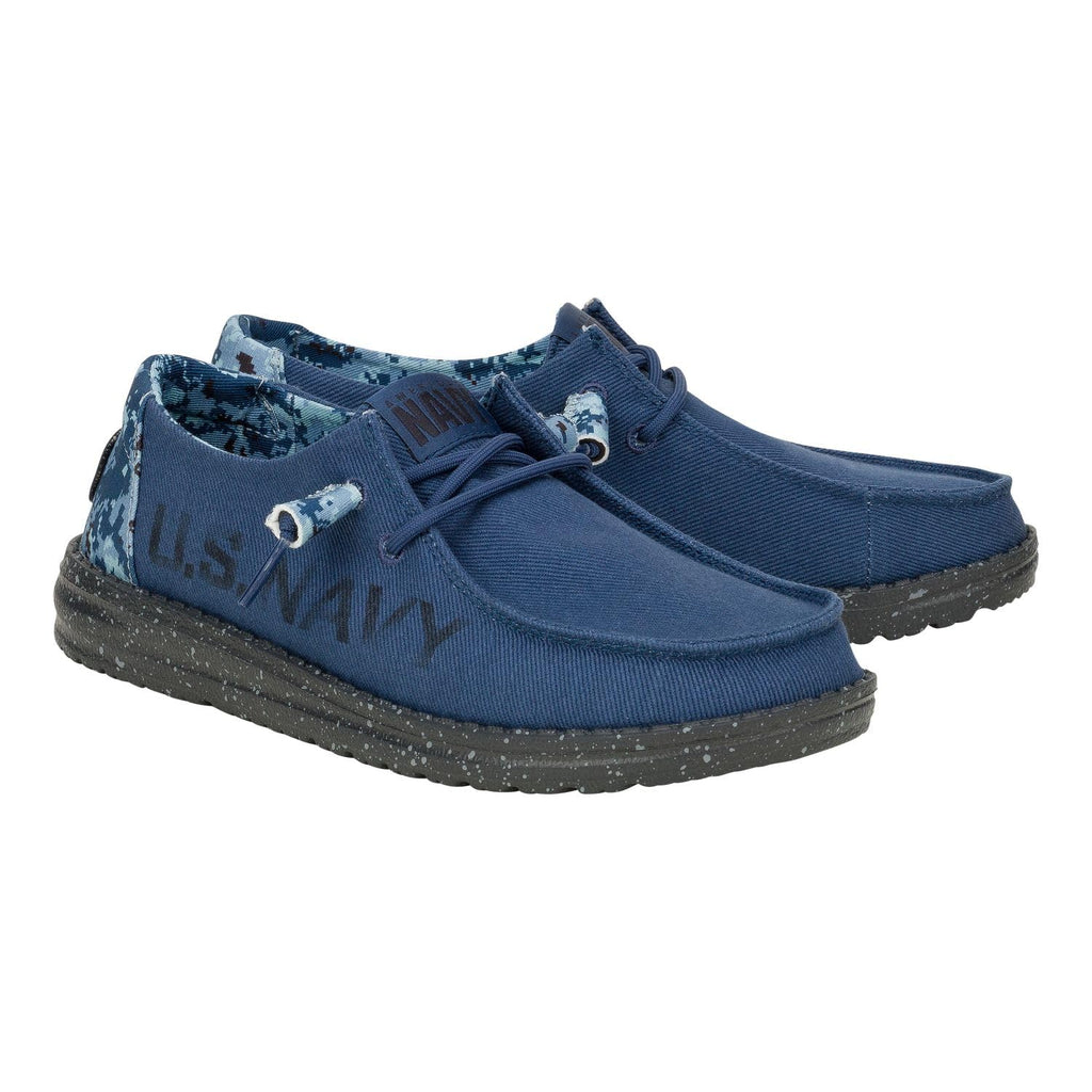 Hey Dude Wendy US Armed Forces, Navy, Army, Women’s Shoes, Women’s Slip-on Loafers, Comfortable & Light-Weight