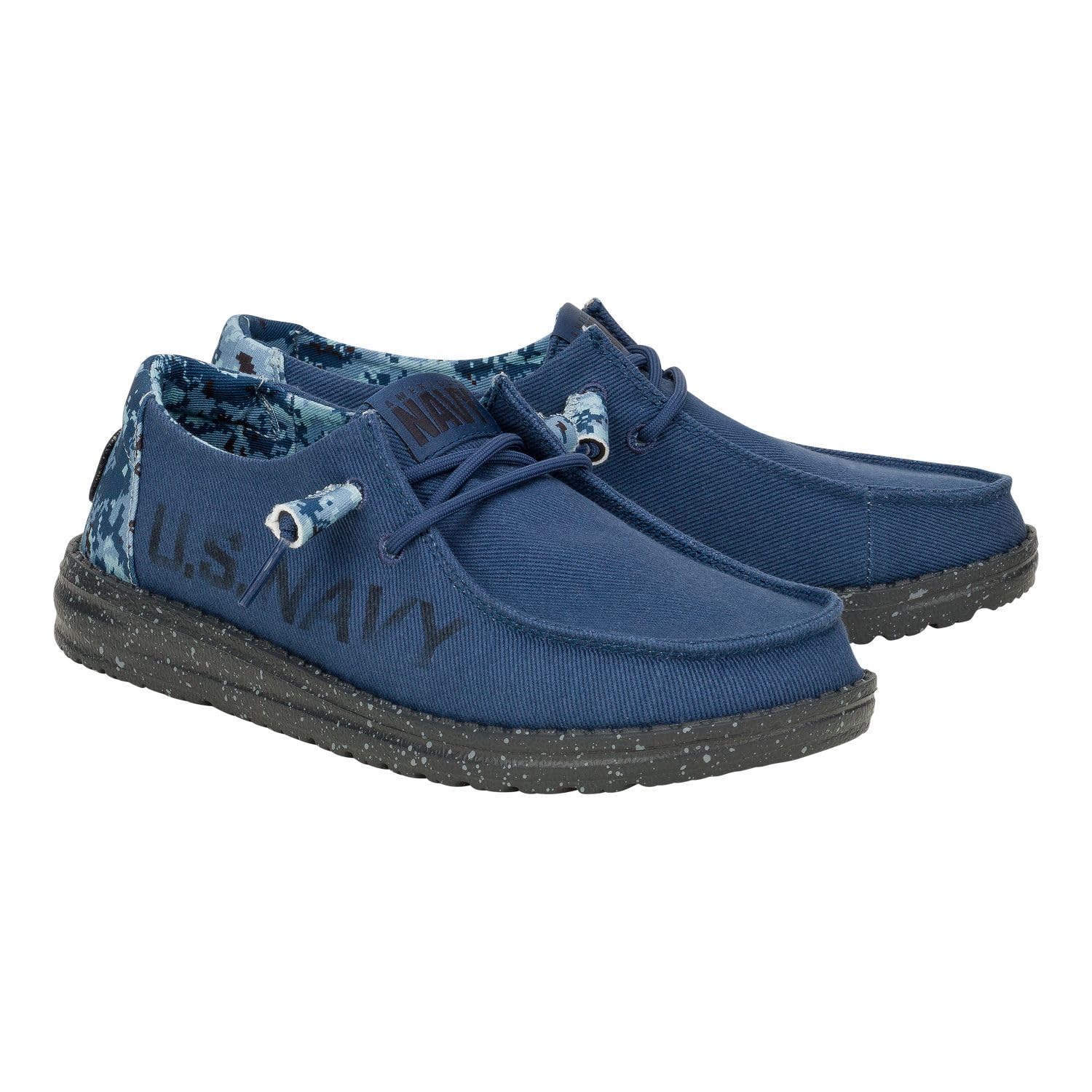 Hey Dude Wendy US Armed Forces, Navy, Army, Women’s Shoes, Women’s Slip-on Loafers, Comfortable & Light-Weight