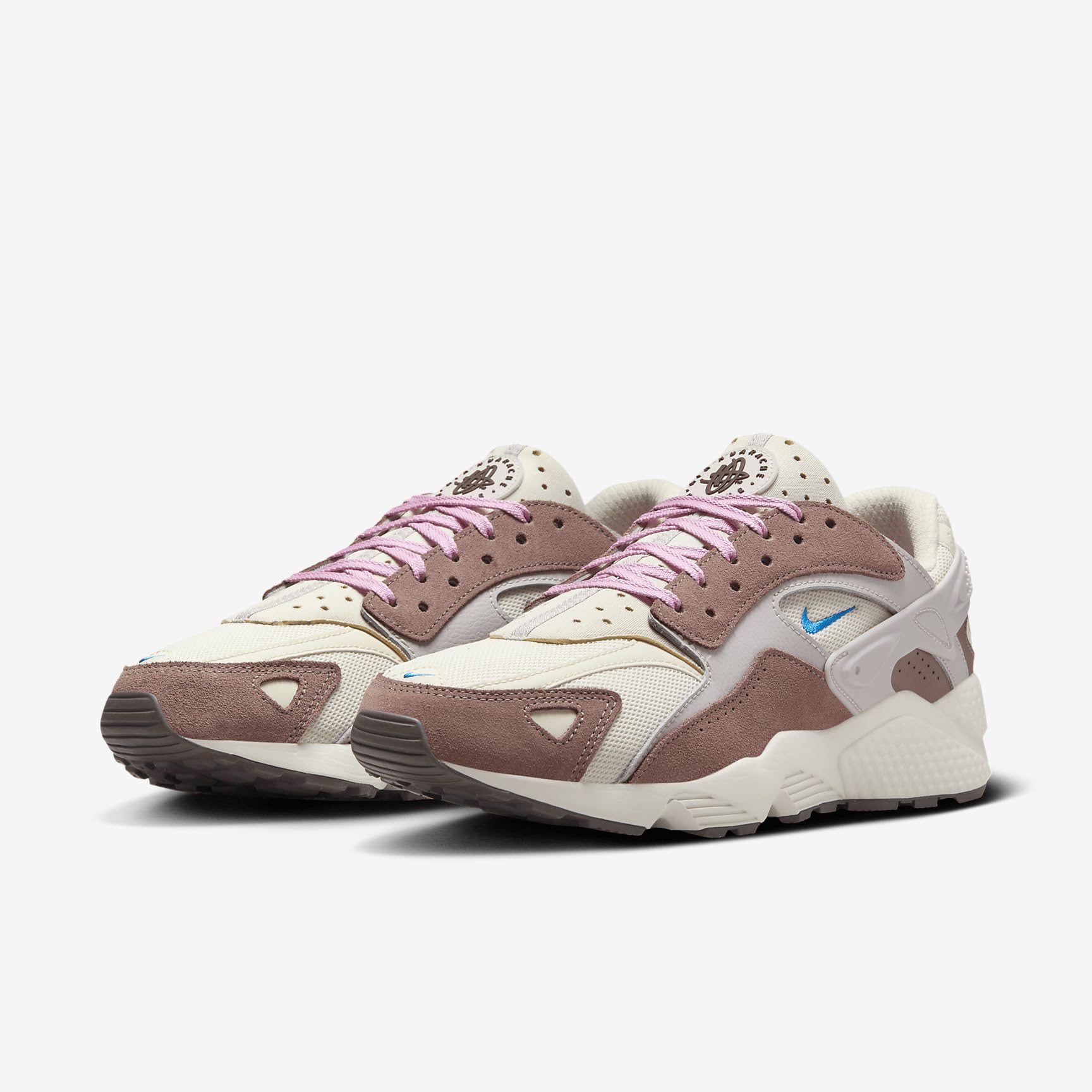 Nike Air Huarache Runner Men's Shoes (DZ3306-101, Light Orewood Brown/Earth/Smokey Mauve) Size 10.5