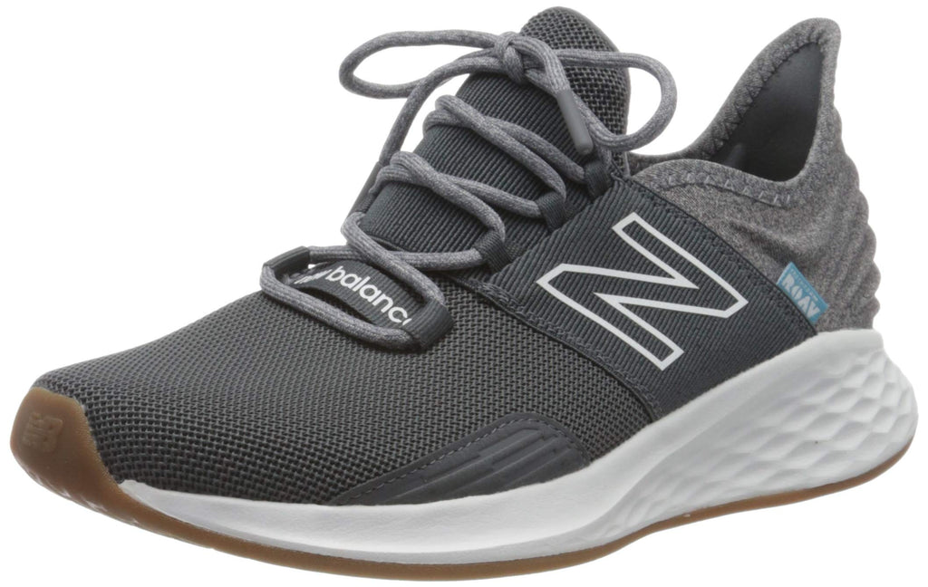 New Balance Kid's Fresh Foam Roav V1 Lace-up Running Shoe, Black, 7
