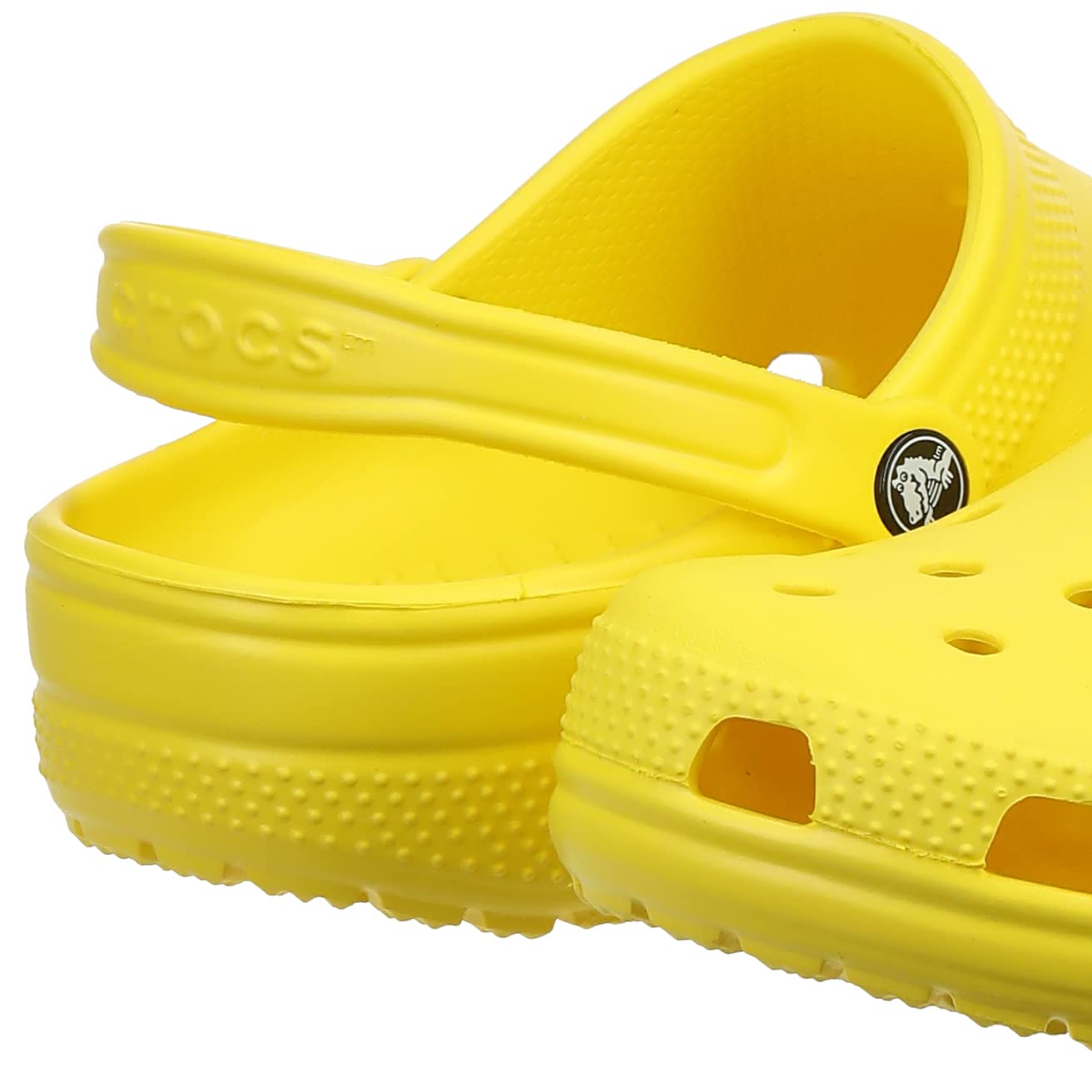 Crocs Unisex-Child Classic Clogs, Lemon, 5 Toddler