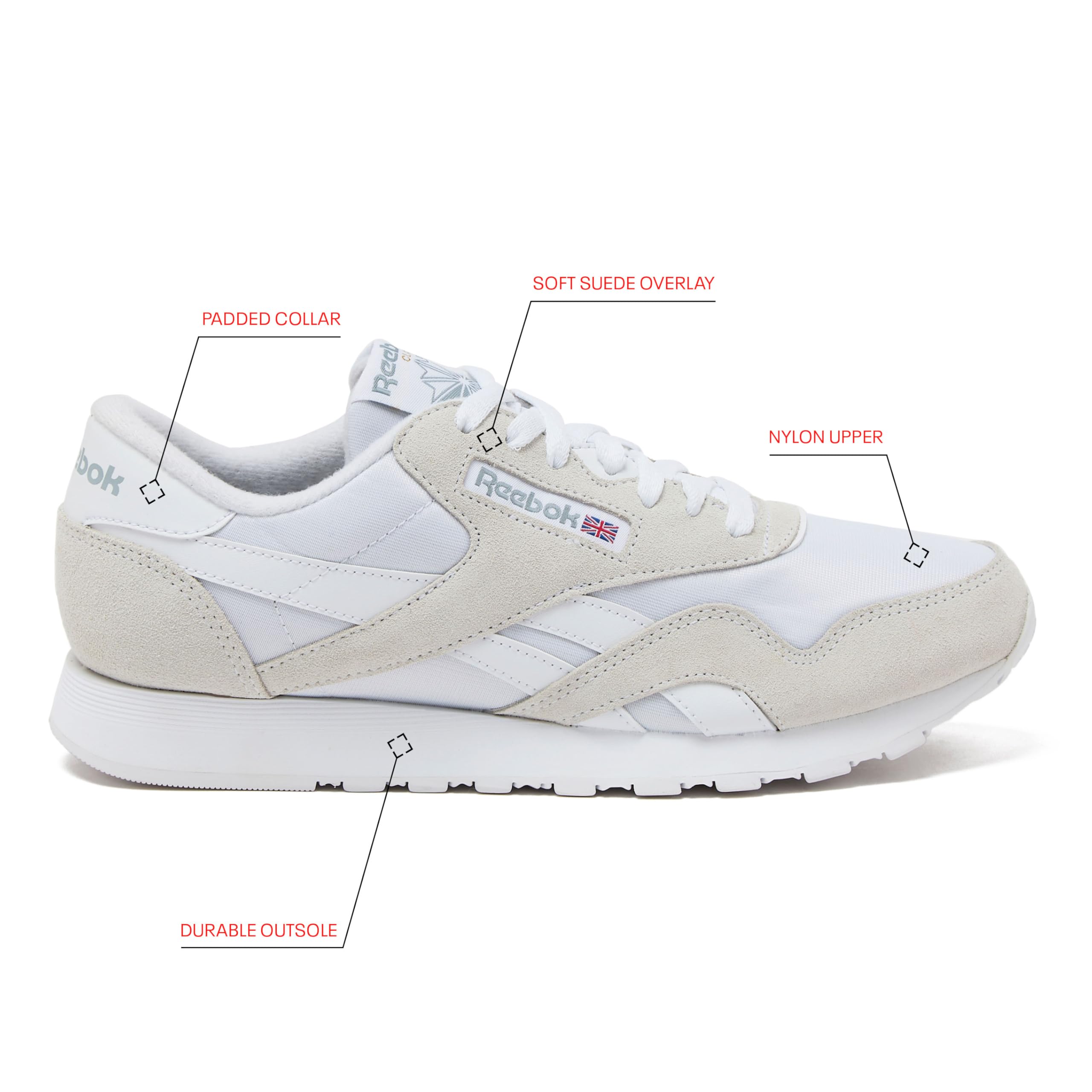 Reebok Women's Classic Nylon Sneakers