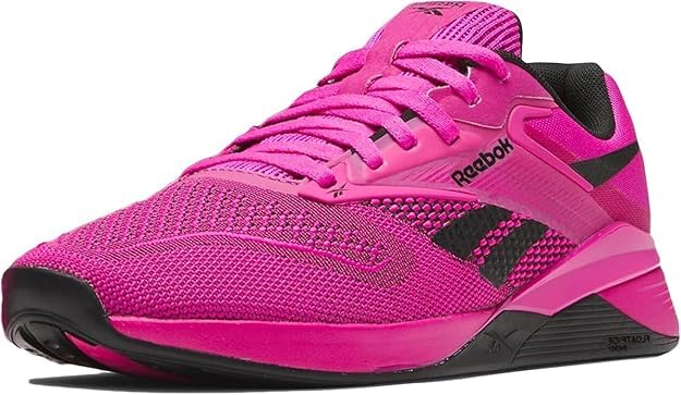 Reebok Women's Nano X4 Training Shoes, Laser Pink/Black/Laser Pink, Women's Size 6