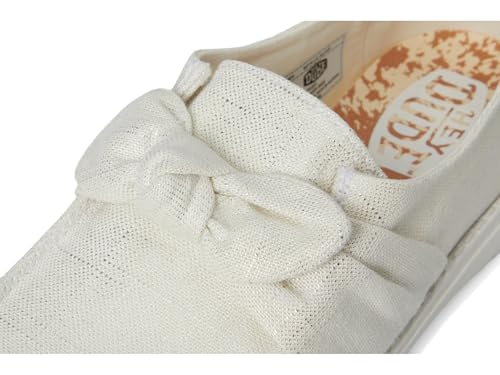 Hey Dude Women's Wendy Bow Shimmer Loafer