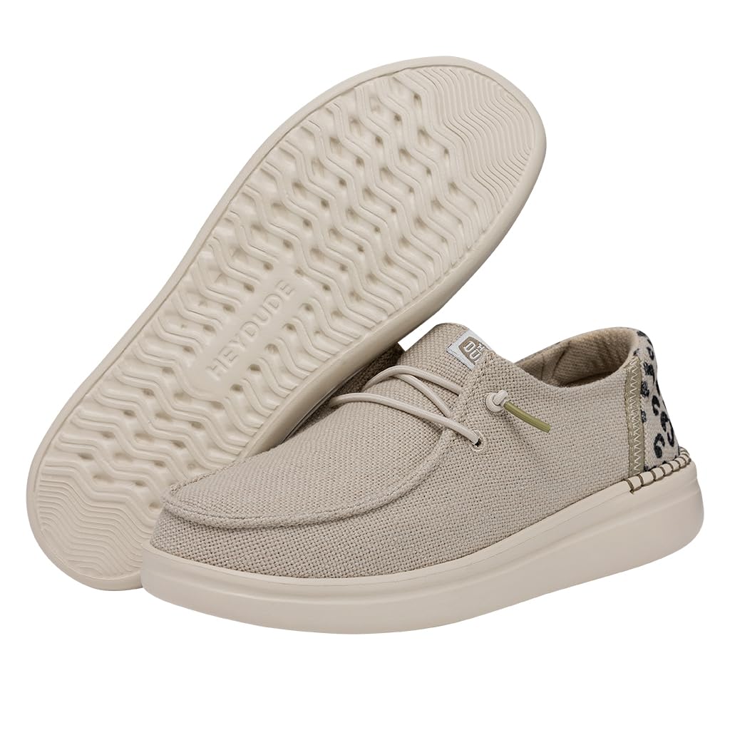 Hey Dude Women's Wendy Rise | Loafers | Slip On Shoes | Comfortable & Light Weight