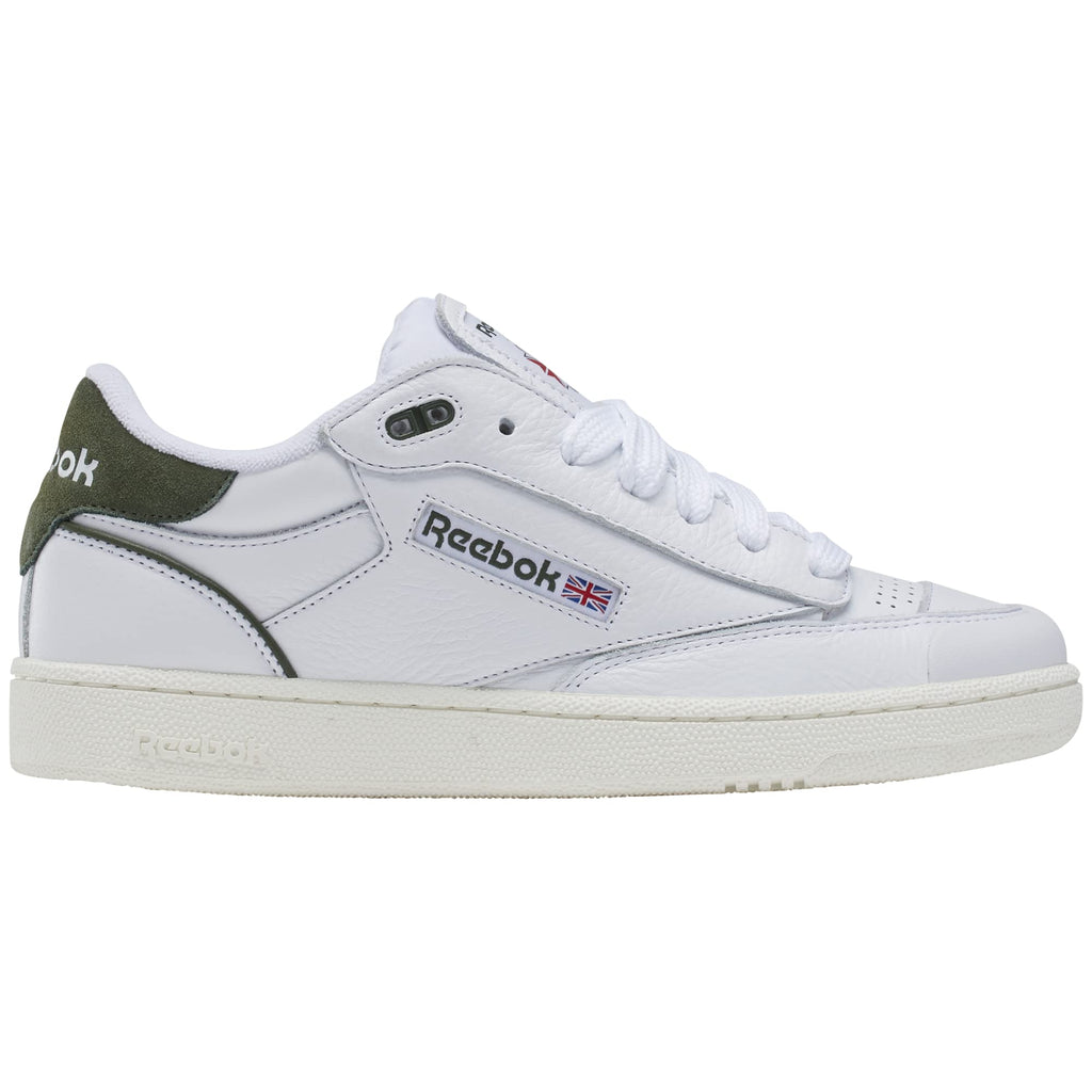 Reebok Unisex Club C Bulc Shoes, White/Varsity Green/Chalk, 12