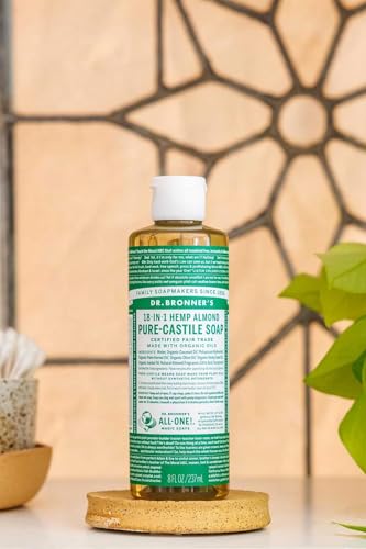 DR. BRONNER'S, CASTILE LIQ SP,OG3,ALMOND 8 Fl Oz EA 1