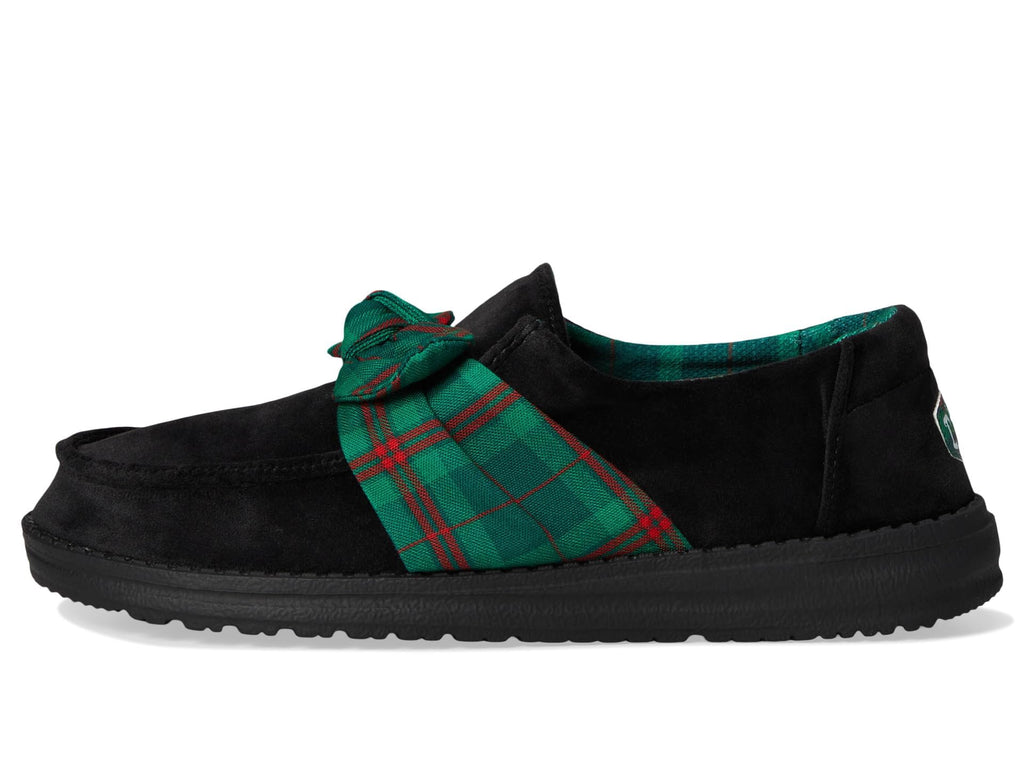 HEYDUDE Women's Wendy Bow Tartan Plaid Loafer