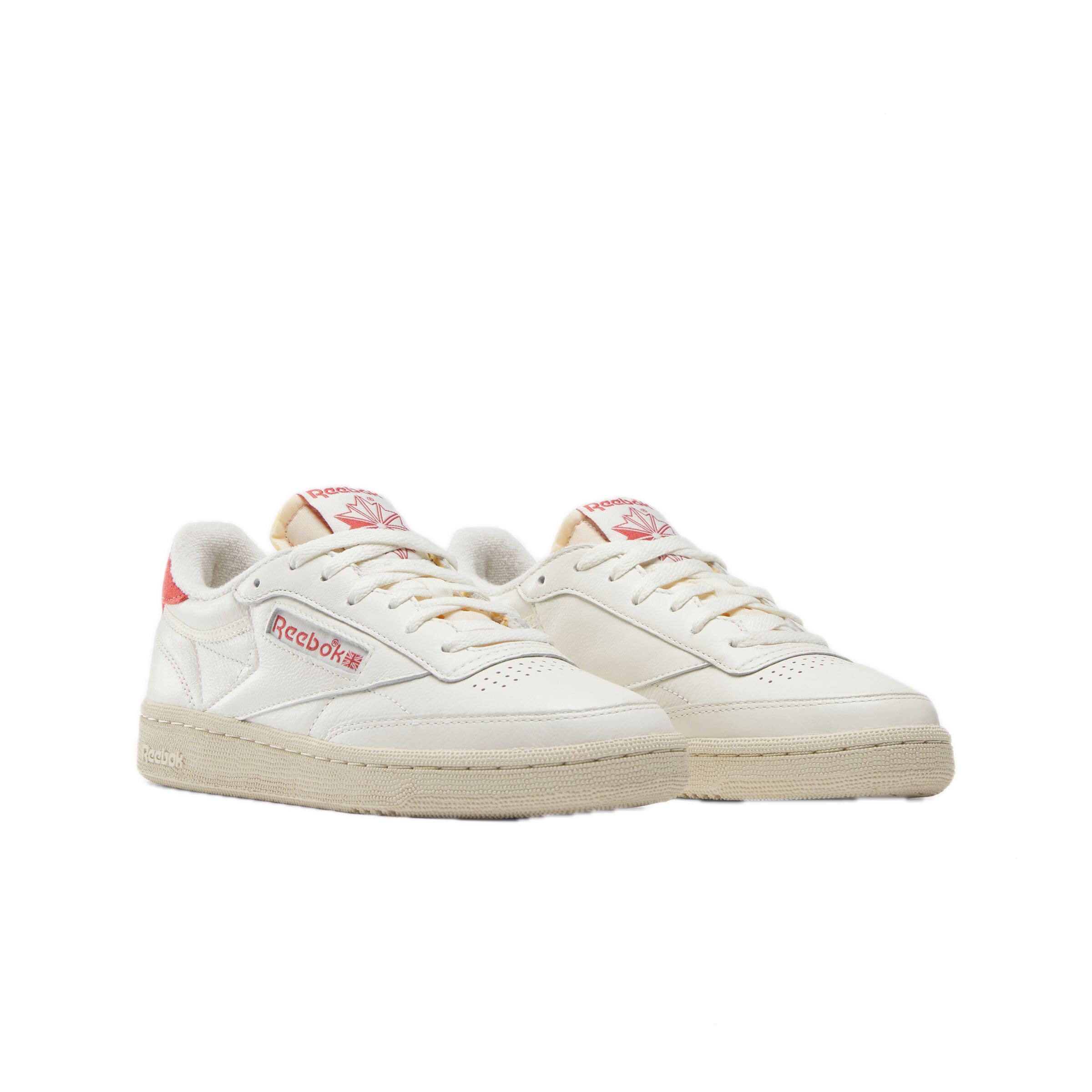 Reebok Women's Club C 85 Vintage Sneaker, Chalk/Paper White/Aqua Dust, Women's Size 8