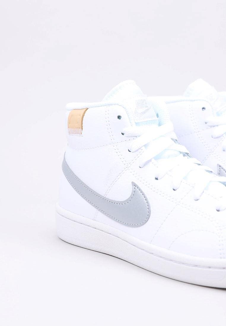 Nike W Court Royale 2 Mid, Women's Sneakers, white, 6.5 AU