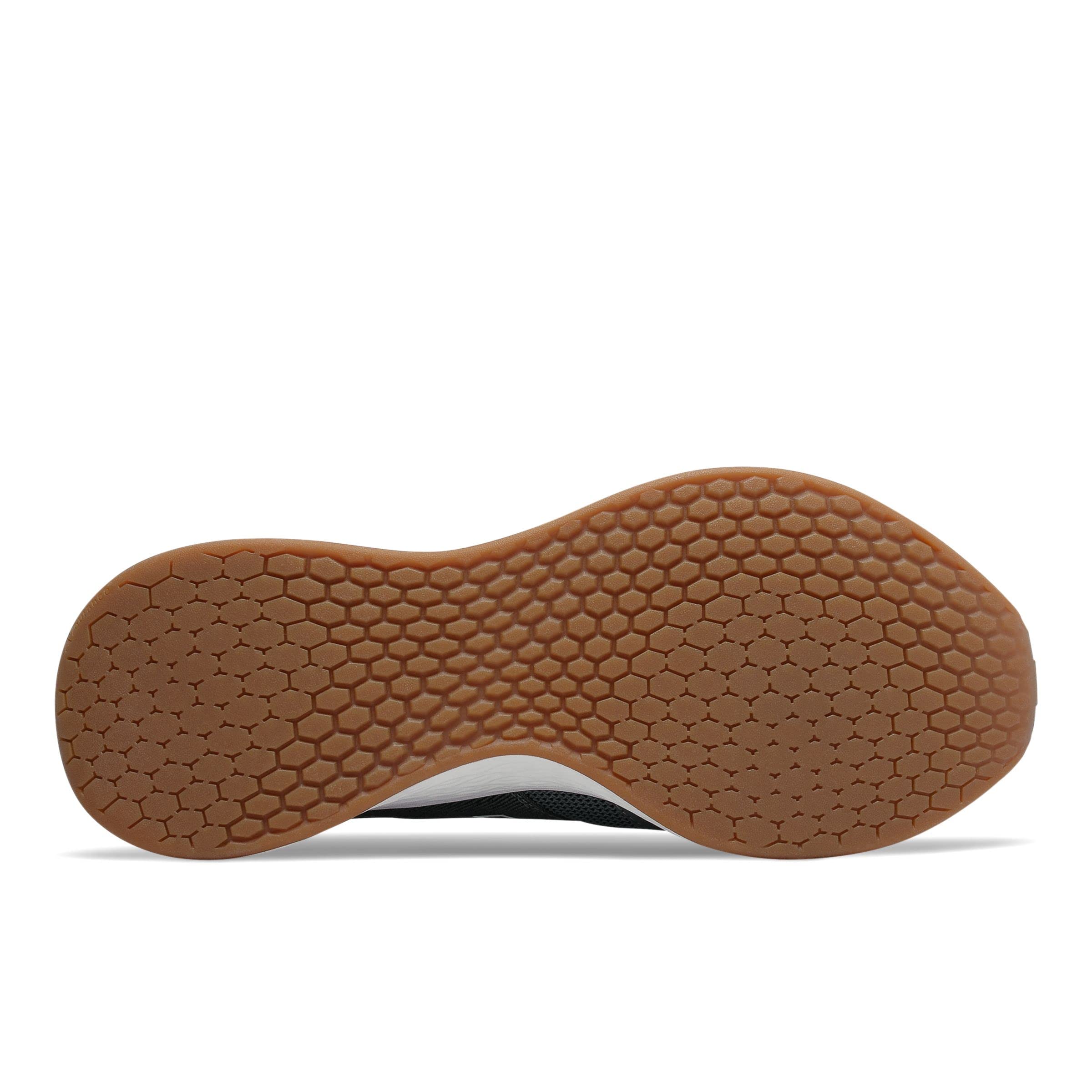 New Balance Kid's Fresh Foam Roav V1 Lace-up Running Shoe, Black, 7