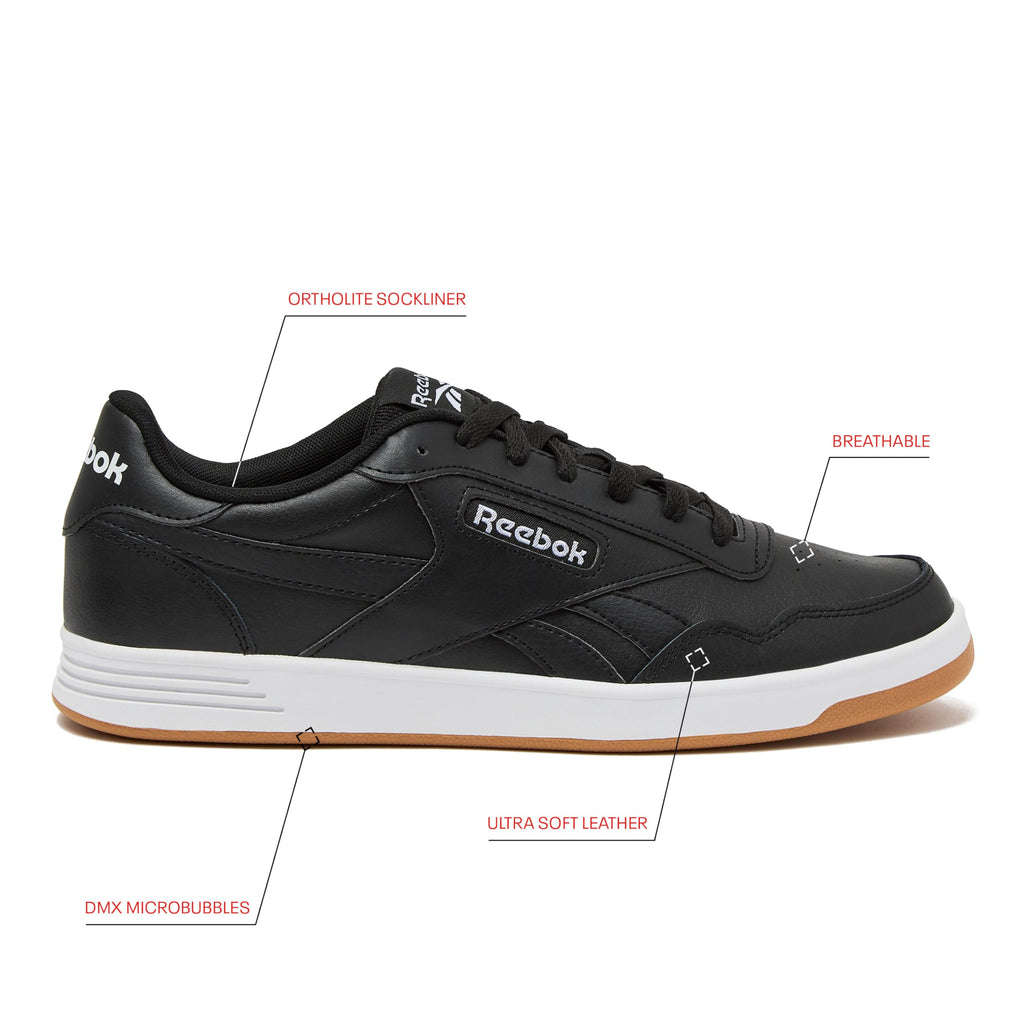 Reebok Mens Court Advance Sneakers for Men - Casual Tennis Mens Shoes