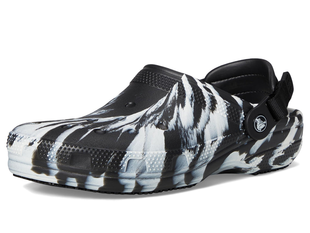 Crocs Unisex-Adult Classic Work Clogs, Adjustable Slip Resistant Work Shoes with Hole-Free Construction