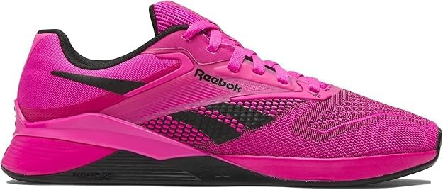 Reebok Women's Nano X4 Training Shoes, Laser Pink/Black/Laser Pink, Women's Size 6