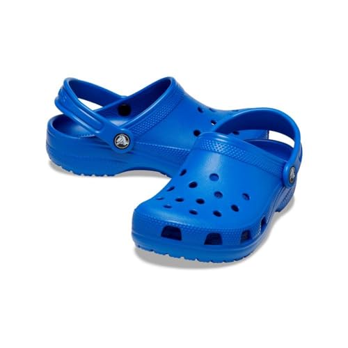 Crocs Kids Classic Clog (Little Kid/Big Kid) - Clogs for Kids - Synthetic Lining - Circulation Nubs Blue Bolt 13 Little Kid M