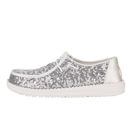 HEYDUDE Women's Wendy Sparkle Sneaker