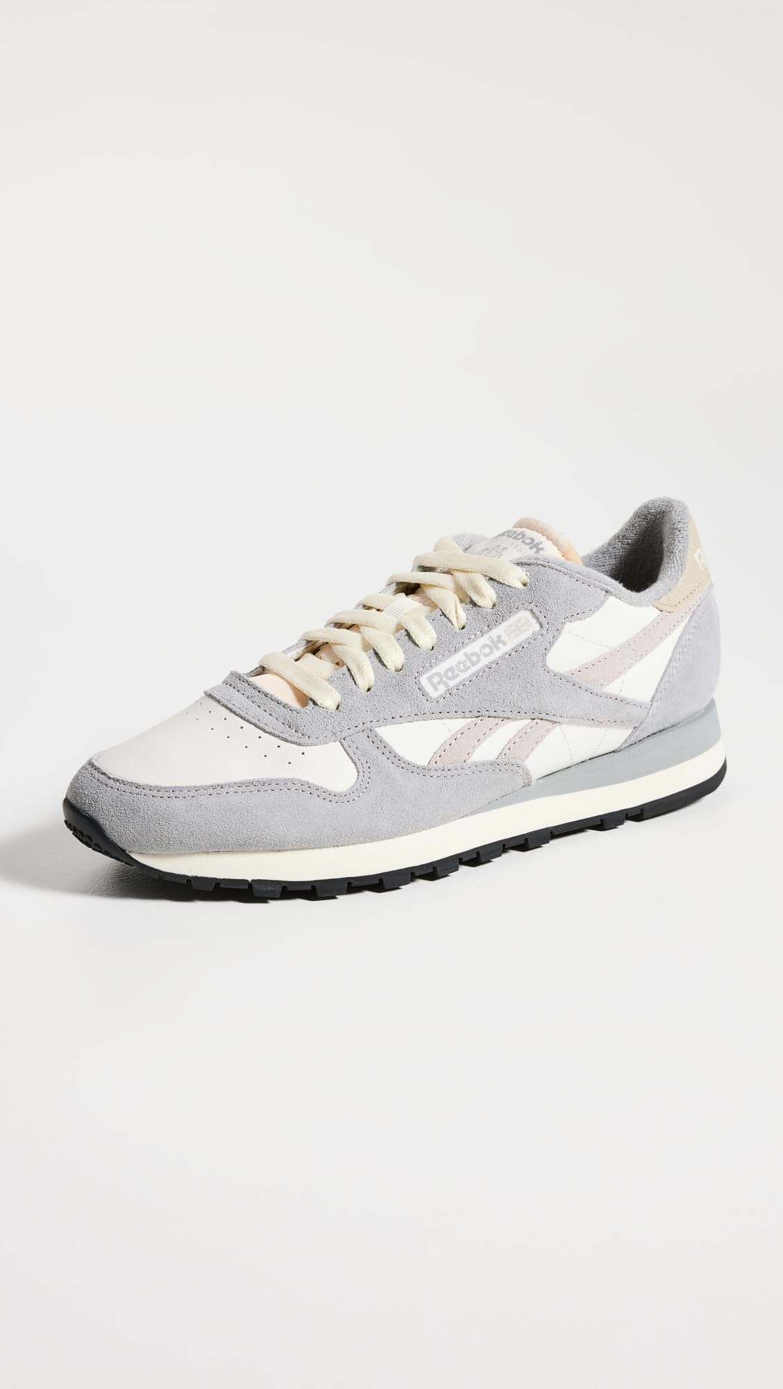 Reebok Unisex Classic Leather Sneaker, Chalk/Grey 3/Moonstone, 11 Women/9.5 Men