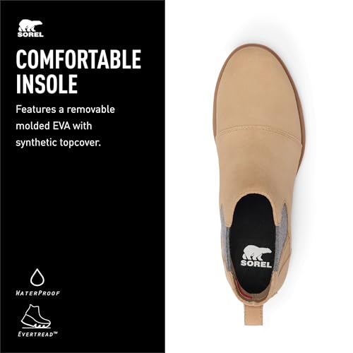 SOREL Women's Emelie lll Chelsea Waterproof Boot