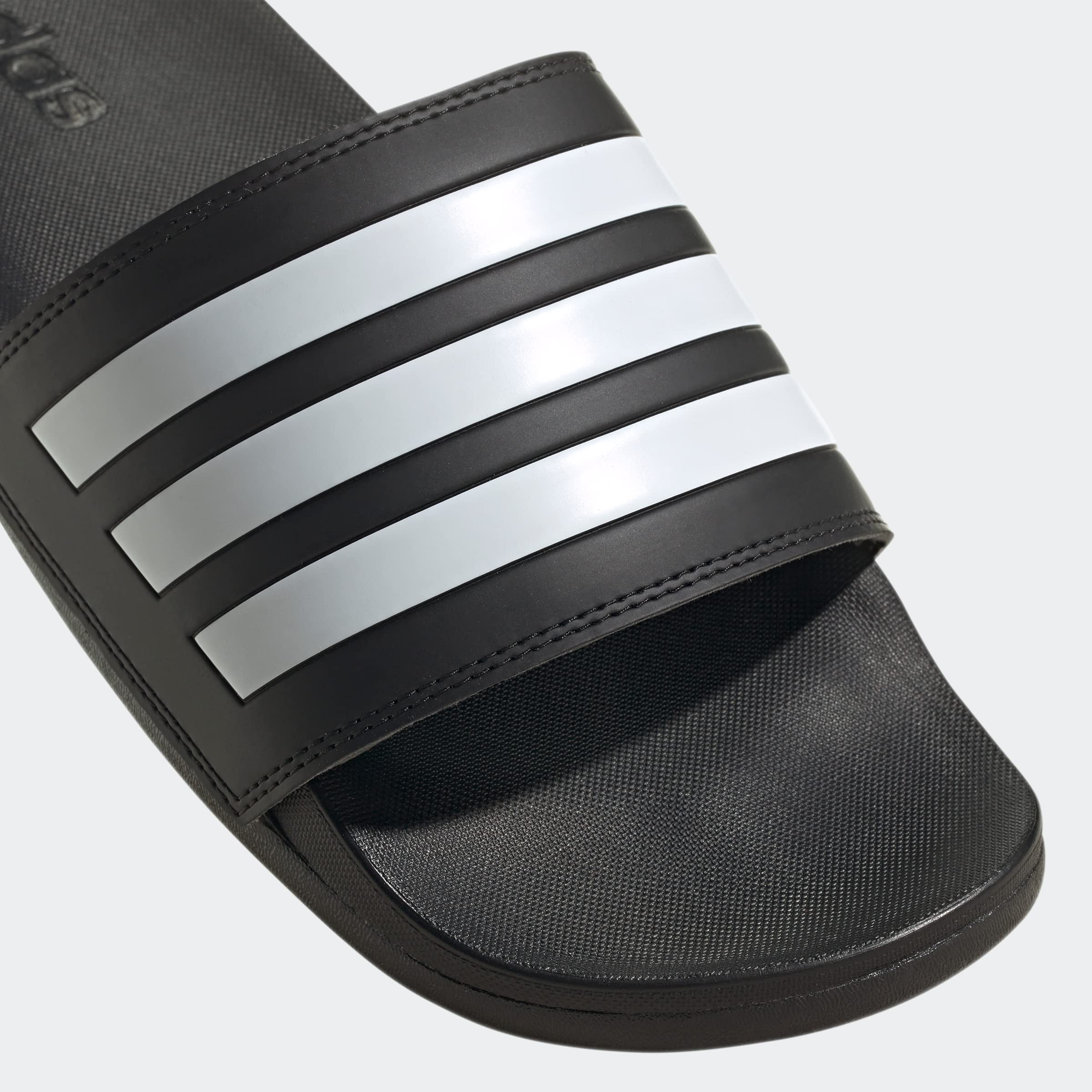 adidas Mens Adilette Comfort Slide Casual Sandals Casual - White