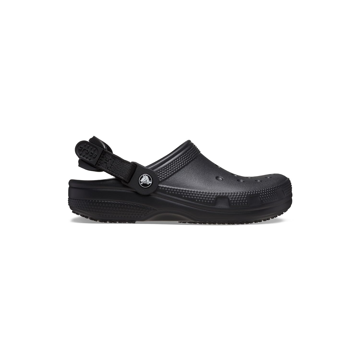 Crocs Unisex-Adult Classic Work Clogs, Adjustable Slip Resistant Work Shoes with Hole-Free Construction