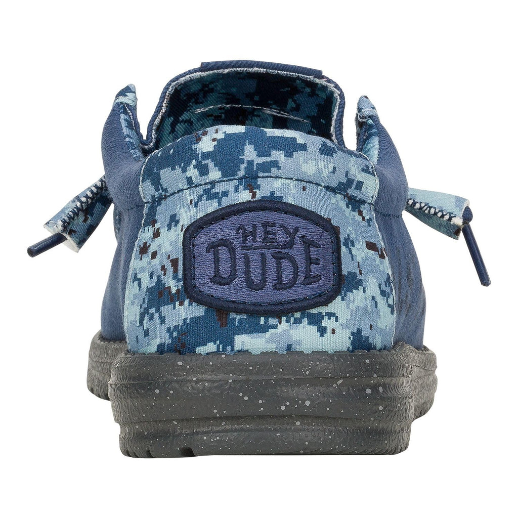 Hey Dude Wally US Army/Navy, Men’s Shoes, Men's Slip-on Loafers, Comfortable & Light-Weight