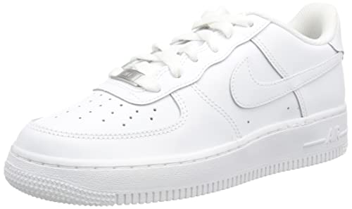 Nike Boys Air Force 1 The (GS) Basketball Shoes, White, 8.5 AU