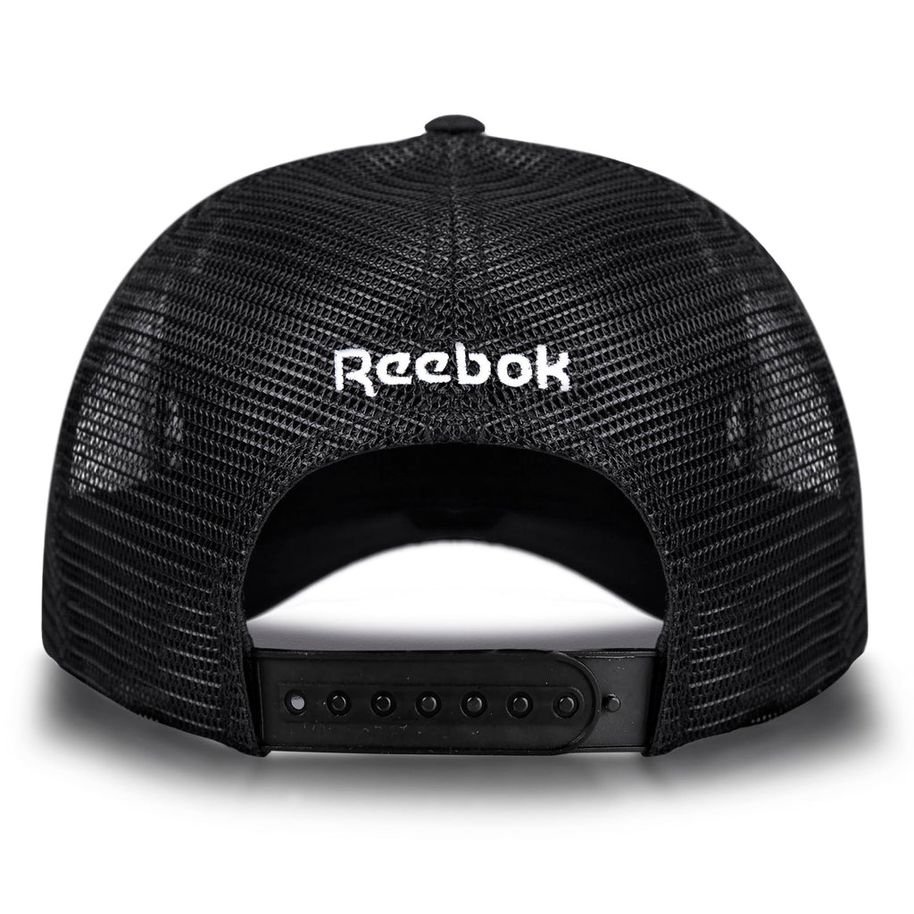 Reebok Aero Trucker Hat | Snapback | Adjustable | Mesh Back | Retro | Baseball | Streetwear | Urban | Lifestyle - White