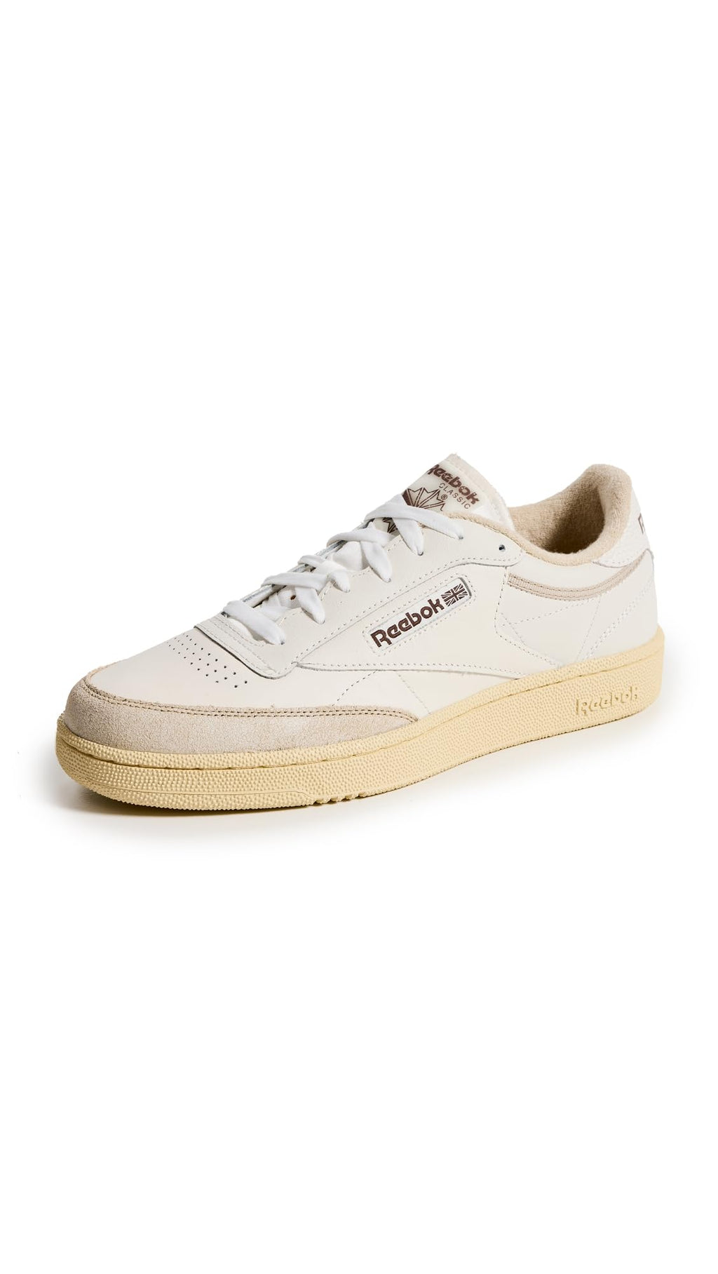 Reebok Men's Club C 85 Sneaker,Chalk/Weathered White/Vintage Chalk,12 Women/10.5 Men