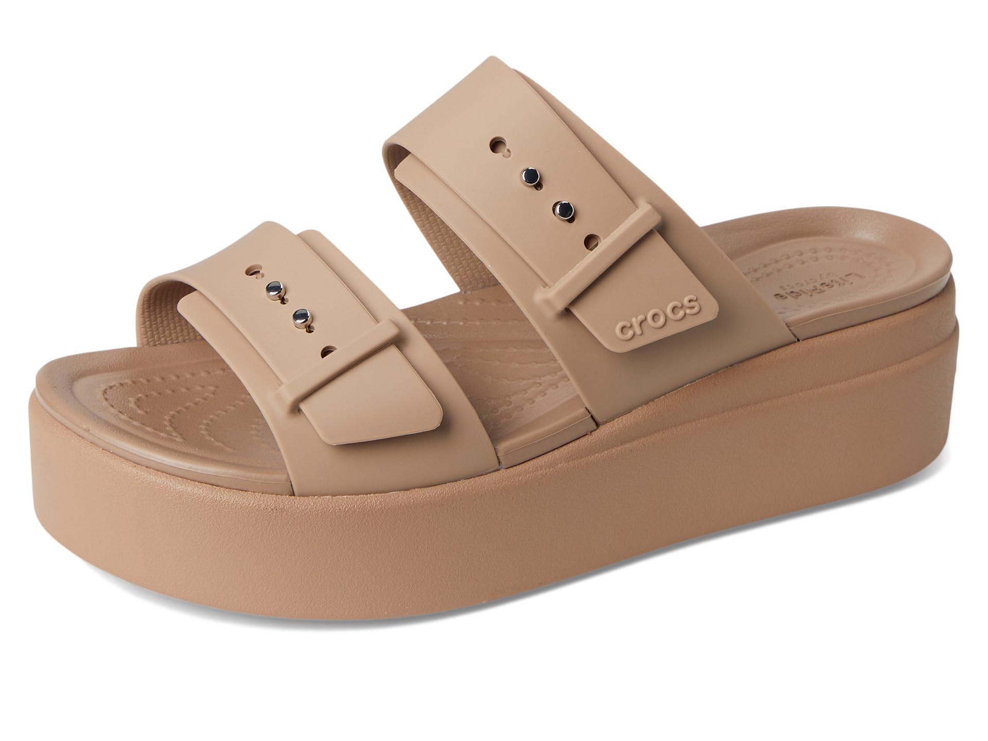 Crocs Women's Brooklyn Buckle Low Wedges