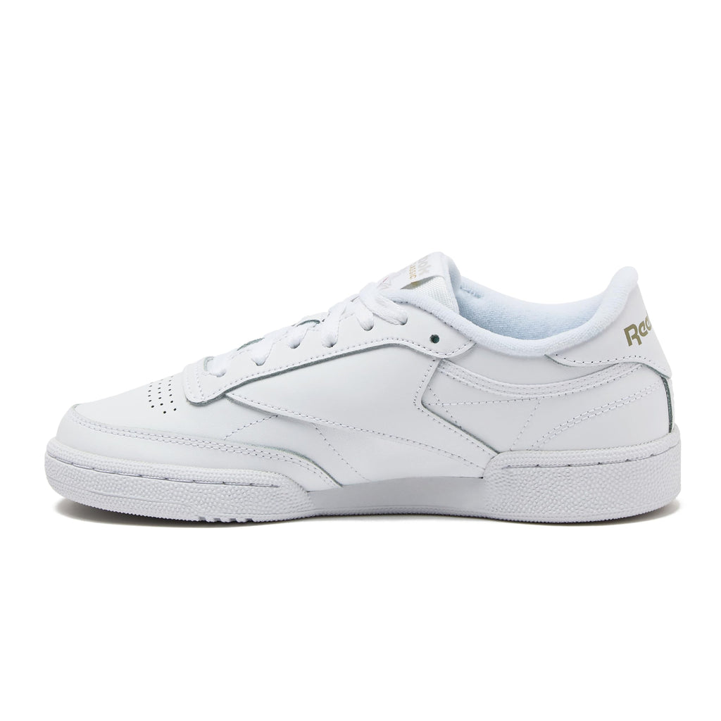 Reebok Club C 85 Tennis Shoes for Women - White Womens Sneakers, White/Light Grey, 7