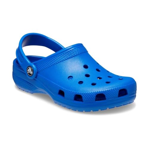 Crocs Kids Classic Clog (Little Kid/Big Kid) - Clogs for Kids - Synthetic Lining - Circulation Nubs Blue Bolt 13 Little Kid M