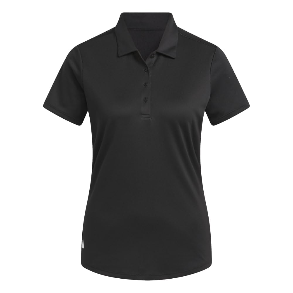 adidas Women's Solid Performance Short Sleeve Polo Shirt
