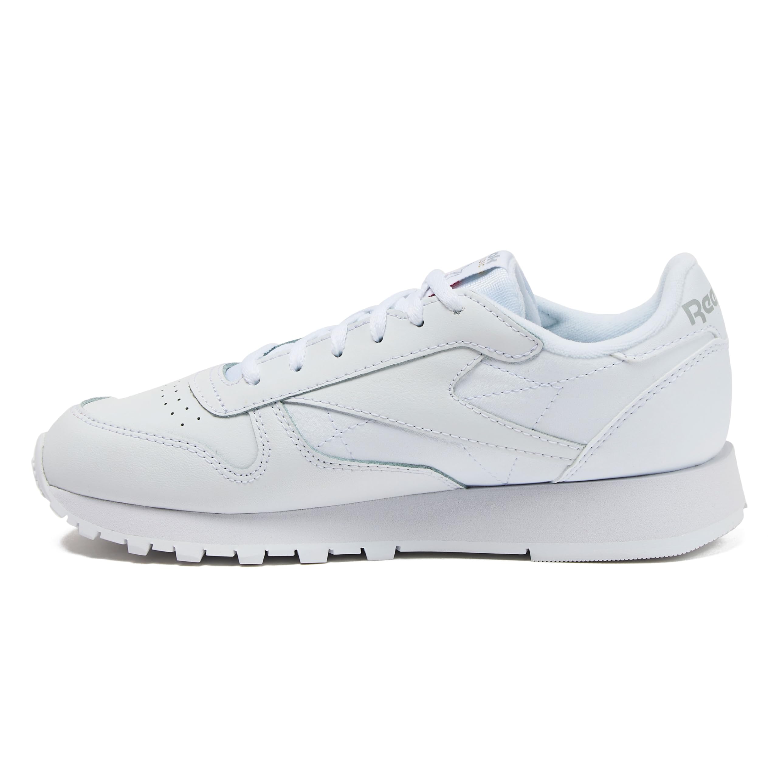 Reebok Classic Leather Girls & Boys Shoes for Kids, Toddler, Little Kid or Big Kid Sneakers, White, 6 Big Kid