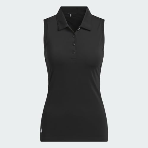 adidas Women's Ultimate365 Solid Sleeveless Polo Shirt
