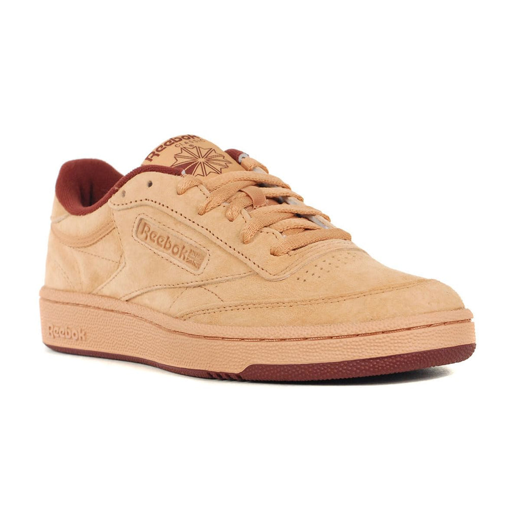 Reebok Men's Club C 85 Sneaker,Clay/Washed Clay/Rich Maroon,14.5 Women/13 Men