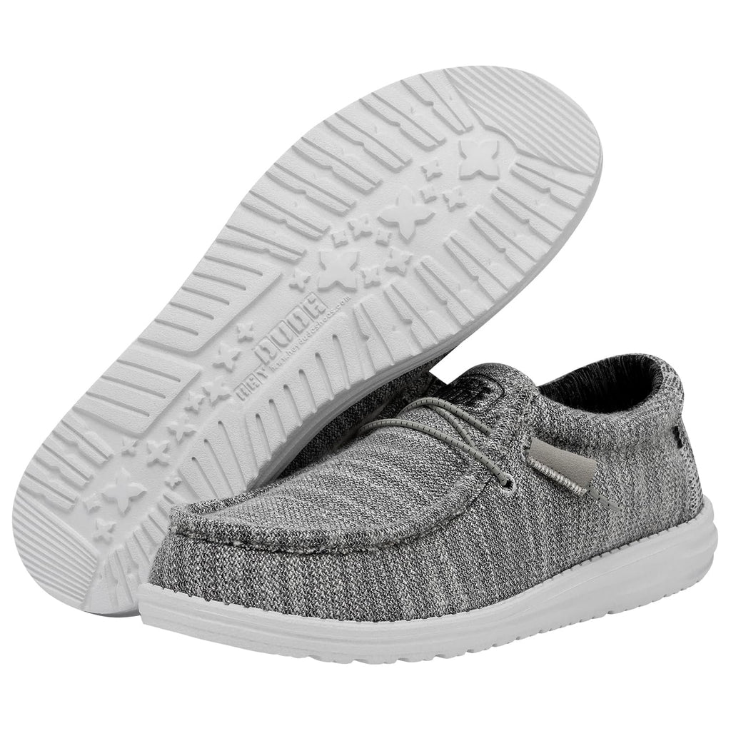 Hey Dude Men's Wally Stretch | Men's Loafers | Comfortable & Light-Weight