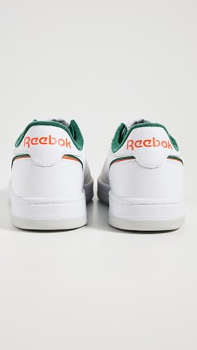 Reebok Unisex Phase Court Sneaker, White/White/Dark Green, 13.5 Women/12 Men