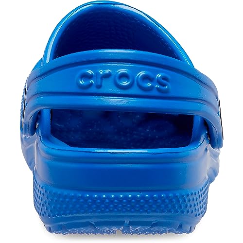 Crocs Kids Classic Clog (Toddler) - Clogs for Kids - Synthetic Upper - Ventilation Holes - Round Toe Blue Bolt 8 Toddler M