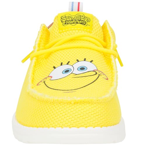 HEYDUDE X Spongebob, Men's Slip-on Loafers, Comfortable & Light-Weight