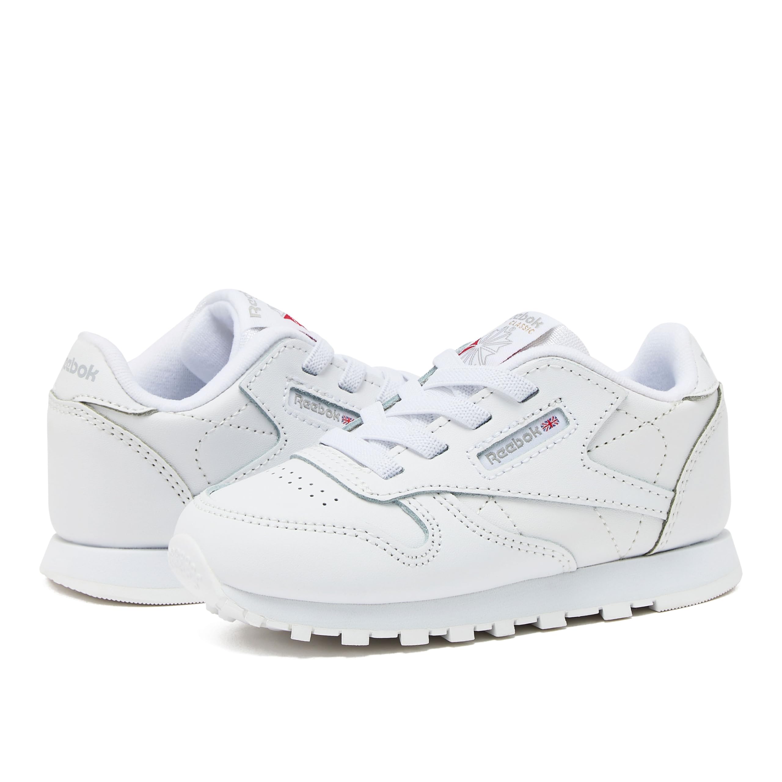 Reebok Classic Leather Girls & Boys Shoes for Kids, Toddler, Little Kid or Big Kid Sneakers, White, 6.5 Toddler