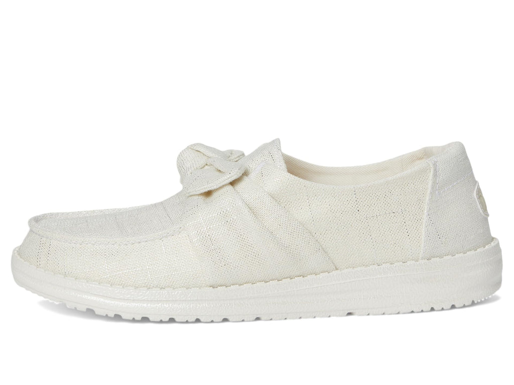 Hey Dude Women's Wendy Bow Shimmer Loafer