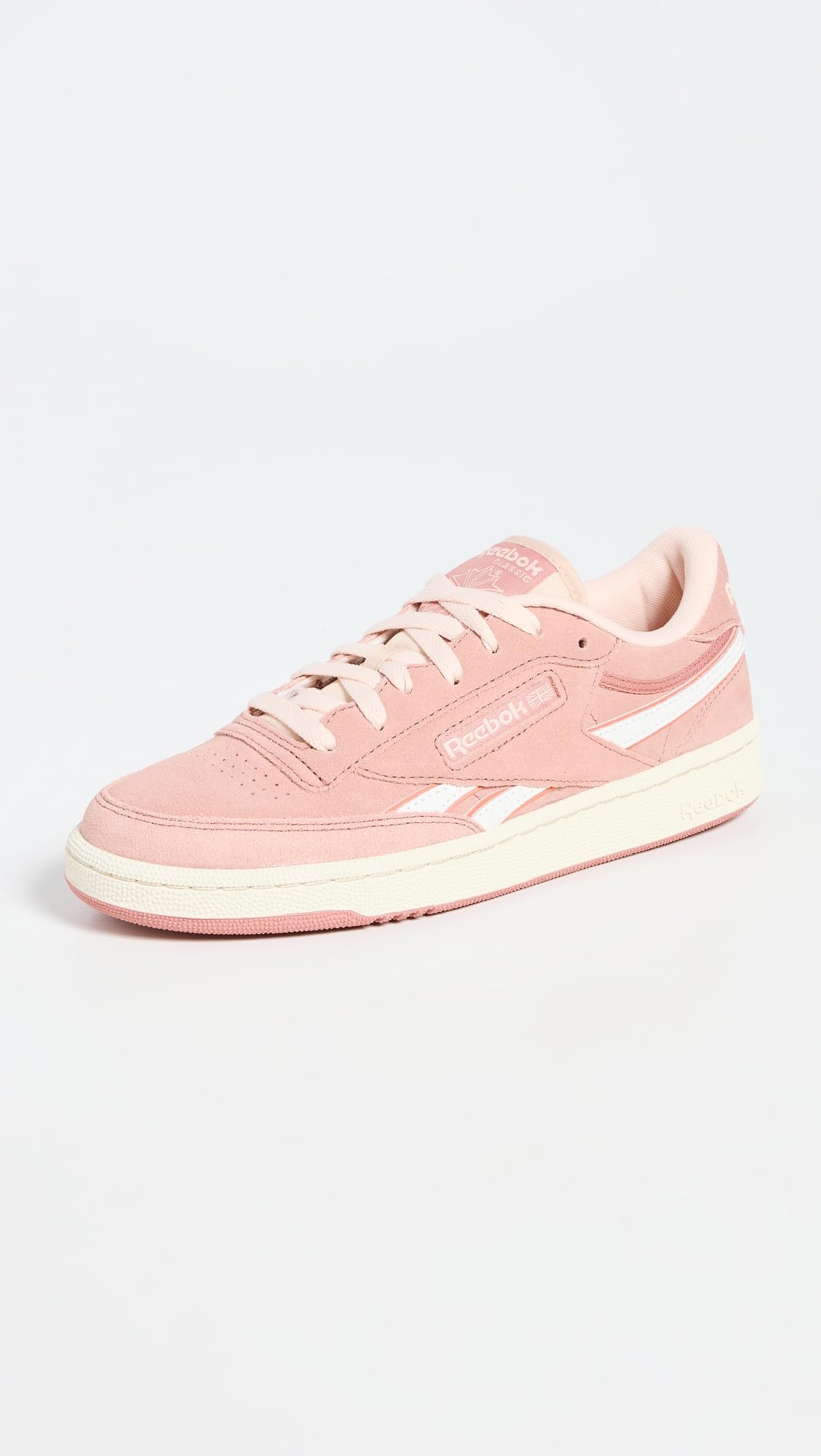 Reebok Women's Club C Revenge Sneaker, Pink Clay/Pink Clay/Chalk, Size 8