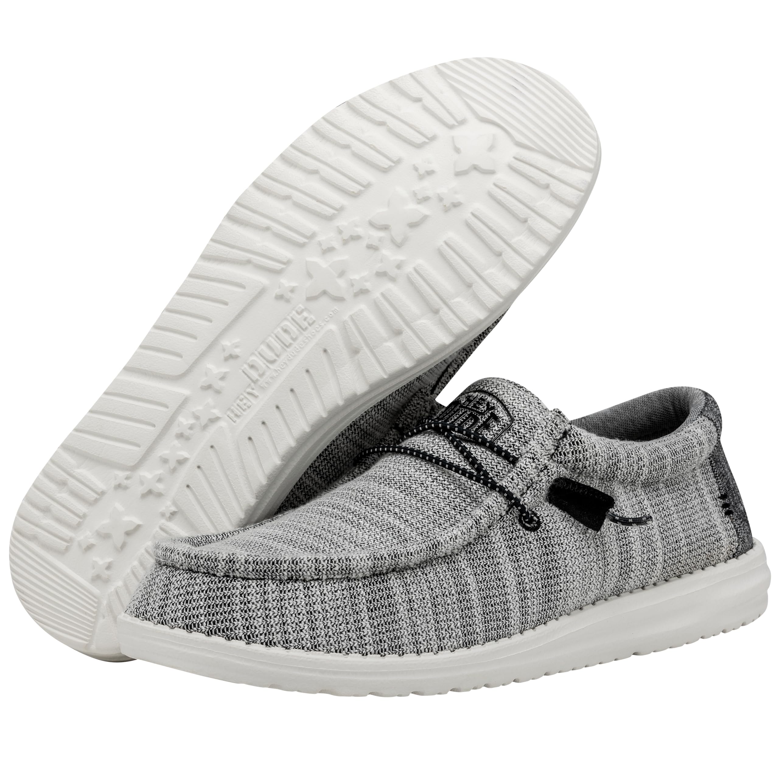 Hey Dude Men's Wally Stretch | Men's Loafers | Comfortable & Light-Weight