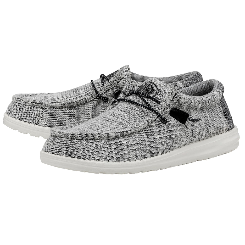 Hey Dude Men's Wally Stretch | Men's Loafers | Comfortable & Light-Weight