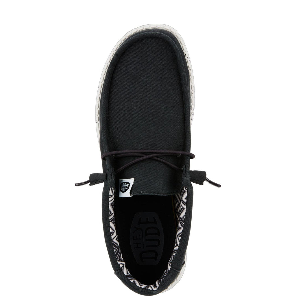 HEYDUDE Men’s Wally Stretch Canvas Loafers | Comfortable Lightweight Slip-On Shoes for Men | Casual Walking, Travel & Everyday Comfort